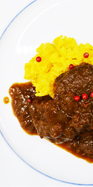 岡崎夏山ジビエのゴロゴロスパイスカレー